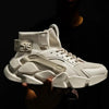 Modern High Top Beige Men's Sneakers Chunky Men Shoes Fashion Casual Breathable Men's Height Increasing Casual Outdoor High Quality Sport Sneakers by Stevvex