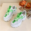 Modern Thick Platform Sneakers White Woman Vulcanize Shoes Luxury Tennis Sneakers Trainers Lace Up Fashion Comfortable Walking Footwear New Lightweight Sneakers by Stevvex