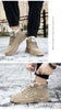 Modern Winter Mens Boots Snow Lightweight Non-Slip Lace-Up Outdoor Warm Sneakers High-Top Cotton Casual Shoes Outdoor Water Resistant Camping Walking Autumn Sneakers by Stevvex