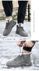Modern Winter Mens Boots Snow Lightweight Non-Slip Lace-Up Outdoor Warm Sneakers High-Top Cotton Casual Shoes Outdoor Water Resistant Camping Walking Autumn Sneakers by Stevvex