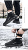 Modern Winter Mens Boots Snow Lightweight Non-Slip Lace-Up Outdoor Warm Sneakers High-Top Cotton Casual Shoes Outdoor Water Resistant Camping Walking Autumn Sneakers by Stevvex