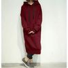 Modern Women Long Hoodies Autumn Winter Loose Hooded Sweatshirts Casual Oversized Sweatshirt Baggy Pullovers Dress Plus Size Super Soft Pullover Oversize Sweatshirt With Pocket by Stevvex