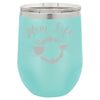 Mom Life 12 oz Polar Camel Wine Tumbler by Anchored Grace Boutique
