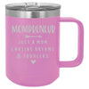 Mompreneur 15 oz Polar Camel Coffee Mug with Sliding Lid by Anchored Grace Boutique