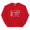 Most Wonderful Time Red Sweatshirt by Adorb Custom Tees