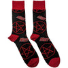 Motley Crue Logos & Pentagrams [Socks] by Rock Band Apparel