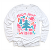 Boho Holly Jolly Vibes Christmas Shirt - Long Sleeve Tees & Sweatshirts by Madi Moosh