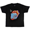 MTV Rolling Stones Rainbow Shadow Tongue [T-Shirt] by Rock Band Apparel