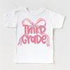 Girls 3rd Grade Bow Back To School Shirt - First Day Of School Tee by Madi Moosh