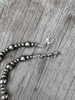 Multi Size Silver Pearl Necklace by Wild Junkie