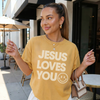 Jesus Loves You Graphic T-Shirt | Faith-Based Christian Tee by Hey Jude Graphic Tees