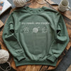 My Needs Are Simple Sweatshirt by YarnMerch