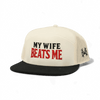 My Wife Beats Me Snapback Hat by The Mad Hatter Company
