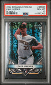 Graded 2024 Topps Bowman Sterling Paul Skenes #BSR30 Rookies Rookie RC Baseball Card PSA 10 Gem Mint