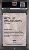 Graded 2023 Leaf CJ Stroud #MI13 Metallic Imaginations Gold #/99 Rookie RC Football Card PSA 10 Gem Mint