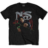 Nas Red Rose [T-Shirt] by Rock Band Apparel