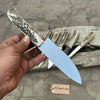 6-Piece High Carbon Steel Chef Knife Set — Synthetic Stag Antler Handles by JW SteelCrafts