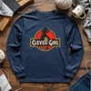 Clever Girl Long Sleeve T-shirt by YarnMerch