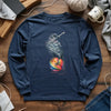 Crochet Crow Long Sleeve T-shirt by YarnMerch