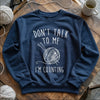 Don't Talk Sweatshirt by YarnMerch