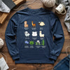 Flora Fauna Fiber Long Sleeve T-shirt by YarnMerch