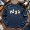 Ghost Stitchers Society Long Sleeve T-shirt by YarnMerch