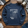 Gothic Knitter Long Sleeve T-shirt by YarnMerch