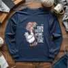 Yarn Chicken Time Long Sleeve T-shirt by YarnMerch