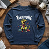 Yarnivore Crocheter Long Sleeve T-shirt by YarnMerch