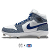 "Navy Elephant" Jordan 1 Retro Cleats