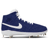 "Navy Blue Glitter" Jordan 1 Retro Cleats by Stadium Custom Kicks