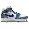 "Navy Elephant" Jordan 1 Retro Cleats by Stadium Custom Kicks
