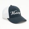 Embroidered Hubby Trucker Hat – Classic Mesh Cap for Wedding or Anniversary by Adorb Custom Tees