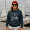 Yachting & Sailing Newport Sweatshirt | Coastal Preppy Crewneck | Vintage Yacht Club Graphic Pullover by Hey Jude Graphic Tees