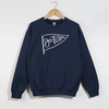Go Team Pennant Crewneck Sweatshirt | Game Day Spirit Wear by Hey Jude Graphic Tees