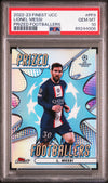 Graded 2022 Topps Finest UCC Lionel Messi #PF9 Prized Footballers Soccer Card PSA 10 Gem Mint