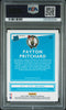 Graded 2020 Panini Donruss Optic Payton Pritchard #176 Blue Velocity Rookie RC Basketball Card PSA 10 Gem Mint