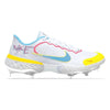 "Neon Graffiti" Nike Alpha Huarache Elite 3 Cleats by Stadium Custom Kicks