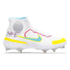 "Neon Graffiti" Nike Alpha Huarache Elite 3 Cleats by Stadium Custom Kicks