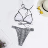 Neon Yellow Crop Top Swimwear Women Summer 3 Pieces Swimsuit Bikini Sets With Sheer Crop Top Cover Up Beachwear Mesh Long Sleeve Cover Ups Top Three Piece Swimsuit Bikini Set by Stevvex