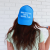 Brunettes Have More Fun Trucker Hat by Hey Jude Graphic Tees