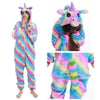 New Animal Pajamas Women Unicorn Sleepwear Panda Pajama Cartoon Overalls Winter Rabbit Nightie Jumpsuit For Winter Girls Unicorn Pajamas Costume Fleece Hooded Animal Sleepwear Christmas Cosplay Unicorn Gift by Stevvex