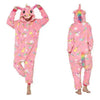 New Animal Pajamas Women Unicorn Sleepwear Panda Pajama Cartoon Overalls Winter Rabbit Nightie Jumpsuit For Winter Girls Unicorn Pajamas Costume Fleece Hooded Animal Sleepwear Christmas Cosplay Unicorn Gift by Stevvex