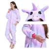 New Animal Pajamas Women Unicorn Sleepwear Panda Pajama Cartoon Overalls Winter Rabbit Nightie Jumpsuit For Winter Girls Unicorn Pajamas Costume Fleece Hooded Animal Sleepwear Christmas Cosplay Unicorn Gift by Stevvex