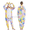 New Animal Pajamas Women Unicorn Sleepwear Panda Pajama Cartoon Overalls Winter Rabbit Nightie Jumpsuit For Winter Girls Unicorn Pajamas Costume Fleece Hooded Animal Sleepwear Christmas Cosplay Unicorn Gift by Stevvex