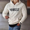 New Autumn And Winter Warm Men Wool Hooded Sweatshirts Letter Print Hooded Men's Embroidered Sweater Casual Hooded Long Sleeve Hipster Gym Long Sleeve Hoodies by Stevvex