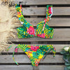 New Bikini Set Women Solid Female Cut Bikinis Swimwear Push Up Swimsuit Bath Suit Women's Bikini Padded Cutout Strappy Halter Swimsuits Two Piece Bathing Suits by Stevvex