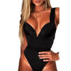New Bikini Sets Black Push Up Swimsuit Women Neon Patchwork Bikini Swimsuit 2 Piece Cutout Molded Push Up Bathing Suit Women Swimwear Splicing Bathing Suit Holiday Beach Swimming Suit by Stevvex