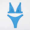 New Bikini Solid Swimsuit Women Swimwear Push Up Bikini Set Bathing Suit Summer Beach Wear Swimming Suit Two Piece Swimsuits Swimming Beachwear For Bathing Suit by Stevvex