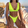 New Bikini Solid Swimsuit Women Swimwear Push Up Bikini Set Bathing Suit Summer Beach Wear Swimming Suit Two Piece Swimsuits Swimming Beachwear For Bathing Suit by Stevvex